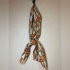 VTG 1972 Mid-Century Modern Kiopman Mills Inc. Neckerchief Scarf 48” Retro